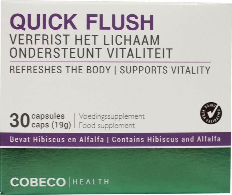 Cobeco Health Quick flush (30 caps) Top Merken Winkel
